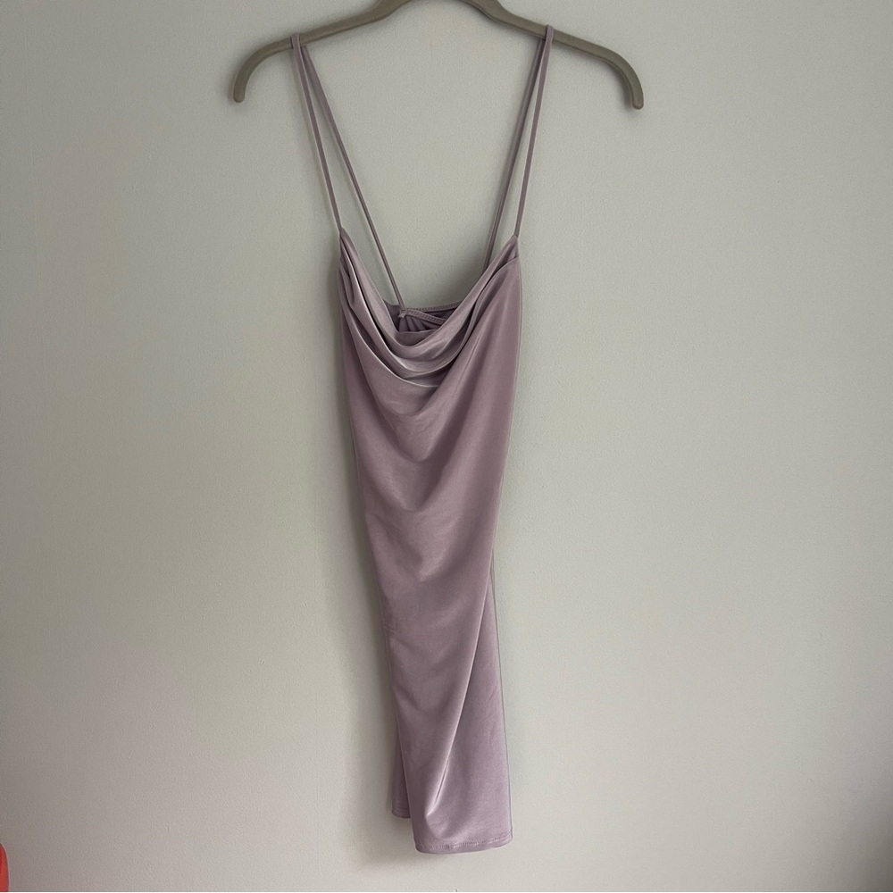 Misty Rose Lavender Bodycon Dress